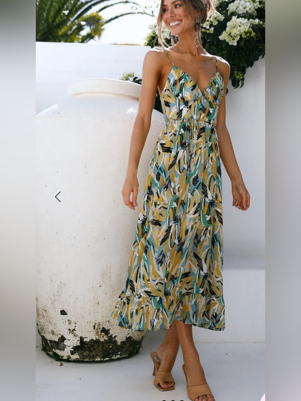 LAY IT OUT MIDI DRESS BLUE HELLO MOLLY NWT MEDIUM (6)